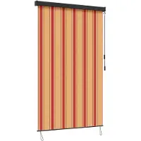 vidaXL Rolgordijn Multikleur 80 x 250 cm Stof en Aluminium