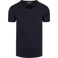 Garage Basis t-shirt diepe ronde hals bodyfit
