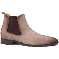 Suitable Chelsea Boot Suede Beige | Taupe | Maat 44