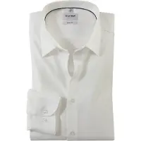 Olymp Business hemd lange mouw Beige Level 5 - body fit pasvorm 076364/20