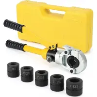 Malmoo Perstang TH Set - Hydraulische Krimptang voor Persfittingen - Perstang Waterleiding - Inclusief TH16, TH20, TH25, TH26 & TH32 Persbekken - Geschikt voor Henco & Alpex