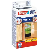 TESA vliegenhor COMFORT voor deuren, 2 stuks, elk 0,65 m x 2,20 m