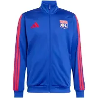 Adidas Trainingsjack 'Olympique Lyon DNA' blauw / rood