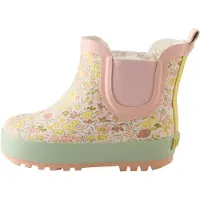 Next Regenlaarzen geel / pastelgroen / rosa / oudroze