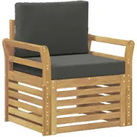 vidaXL Buiten bank set Polyester Wit