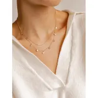 Hey Happiness Ketting 'Texture' rose-goud