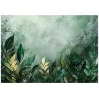 WALLARENA - Fotobehang - 250x175 cm - groene bladeren natuur slaapkamer salon vliesbehang
