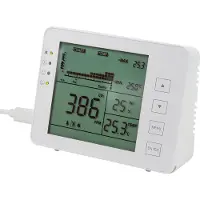 Logilink CO2-meter, Thermometer + hygrometer, Wit