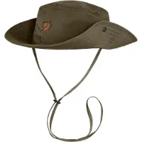 Fjällräven - Wandel- en bergsportkleding - Abisko Summer Hat Dark Olive voor Heren - Maat S - Kaki