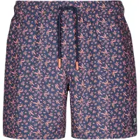 Brunotti Boardshorts 'Cester' navy / watermeloen rood