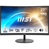 MSI PC LED Scherm Pro MP271CA 27 Curved Full HD 1080p Zwart - 4719072977061