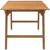 vidaXL Tuintafel 150x90x75 cm massief acaciahout