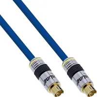 InLine S-VHS kabel, PREMIUM, vergulde male, 4-pins mini DIN male / male, 2m