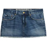 Superdry Rok blauw denim / bloedrood / wit