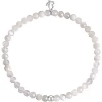 Glanzstücke Armband zilver / wit