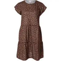 Vila Zomerjurk 'VISUN' bruin / chocoladebruin / zwart