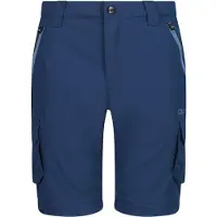 CMP - Boy's Zip Off Pant 4-Way Stretch - Trekkingbroek 116, blauw