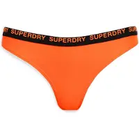 Superdry Dames Stretchy bikinibroekje in gedurfd oranje model (M), Strandkleding, Gerecycled polyester, Duurzaam W3010390A