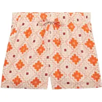 Superdry Broek crème / roestbruin / oranje