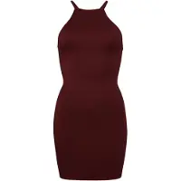Superdry Strappy Racer Mini-jurk van Jersey Paars Grootte: 44