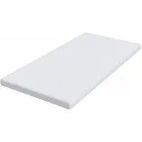 vidaXL Geheugen Schuim Matras Topper 100 x 200 cm Thick Zacht Wit