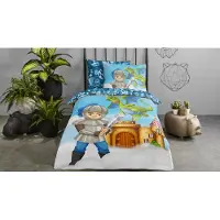 Good Morning Kinder Dekbedovertrek Katoen Knight - multi 140x200/220cm