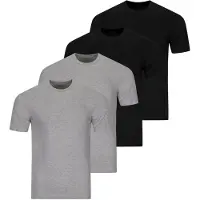 Ragman Heren onder t-shirts 4 pack Basic