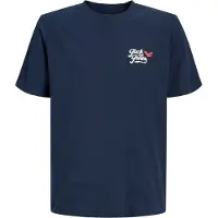 Jack & jones Junior Shirt 'JJLEGEND' navy / cranberry / wit