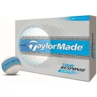TaylorMade Tour Response Stripe Golfballen 2026 - Blauw - 12 Stuks