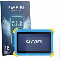 Savvies - Screenprotector voor Laptok Kt1008 7" - Folie Beschermfolie transparant 18 Stuks