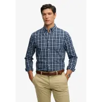 Superdry Overhemd marine / wit