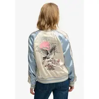 Superdry Tussenjas 'SUIKAJAN' crème / lichtblauw / rosa / zwart
