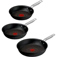 Tefal Experience - Pannenset - 20/24/28 cm - Fusion Core - Anti-aanbaklaag - Inductie - Geschikt voor gebruik met metalen spatels