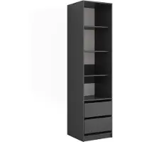 Vicco Elmo Kledingopslagkast – 50 x 200 cm Antraciet