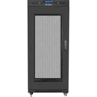 Lanberg 19" 15U, vrijstaande LCD-kast met geperforeerde deur (FlatPack), (verzendkosten via transportbedrijf)