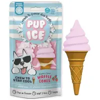 Pup Ice Waffle cones | Hondenijsjes | Hondensnacks | 2 zakjes van 2 stuks