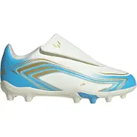 Adidas F50 Messi Club Klittenband FxG El Ultimo Tango - Wit/Semiblauwe uitbarsting/Icey Blue Kids