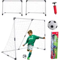 Pricenet Voetbaldoel voor kinderen, 2-in-1, 185x120x70 cm