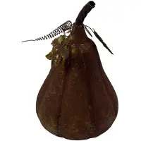 Clayre & Eef Decoratie Pompoen Bruin Metaal Herfst decoratie