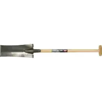 Polet grondwerkspade - hoogwaardig gelegeerd staal - 38 x 14 cm - 85 cm