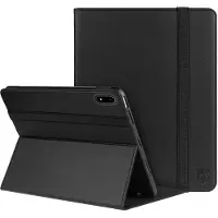 Rosso Element Hoes Geschikt voor OnePlus Pad 3 | Book Case | Volledige bescherming | Elastische band | Sleep/Wake functie | Met Penhouder | Verstelbare standaard | Zwart