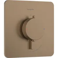 Hansgrohe Afbouwdeel Ecostat Comfort Q Inbouwthermostaat Voor 1 Functie Brushed Bronze