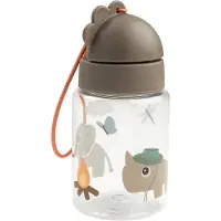Done by Deer - Straw bottle - Tiny trails Sand - 280 ml