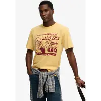 Superdry Shirt lichtgeel