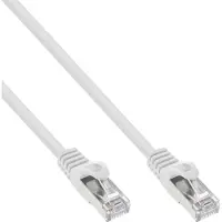 InLine Patchkabel, SF/UTP, Cat.5e, wit, 50m