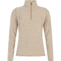 Protest Skipully Women Prtivory 1/4 Zip Active Top Teddy Brown-M