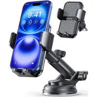 Vicon Telefoonhouder Auto – Universele Smartphone Houder – 360° Draaibaar – Zuignap & Ventilatie – Voor Alle Smartphones