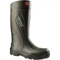Dunlop Unisex Purofort Plus Wellington Laarzen voor volwassenen (Groen)