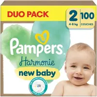 Pampers Harmonie Luiers Maat 2 - 100 Luiers - 4kg-8kg