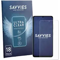 Savvies - Screenprotector voor Lava Bold N2 Pro - Folie Beschermfolie transparant 18 Stuks